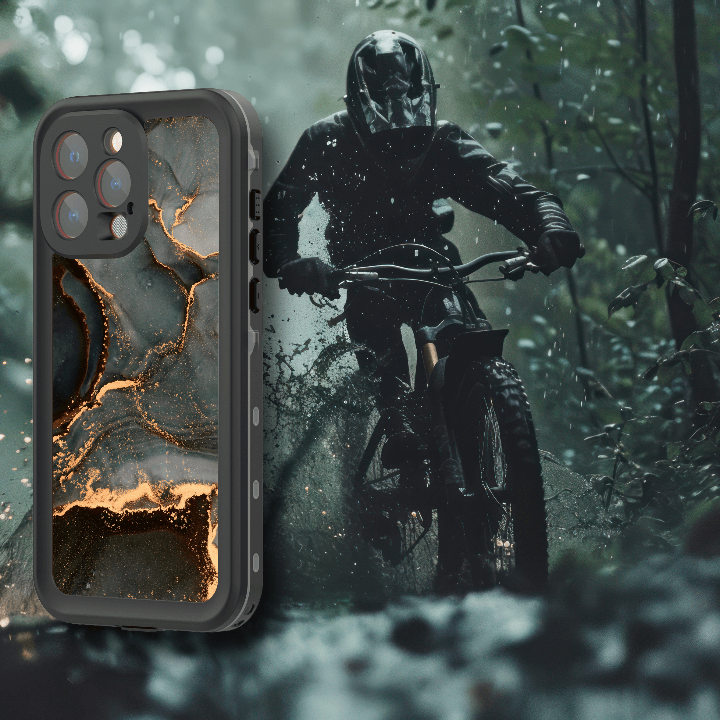 Custom IP68 Waterproof Case for iPhone 16 PRO