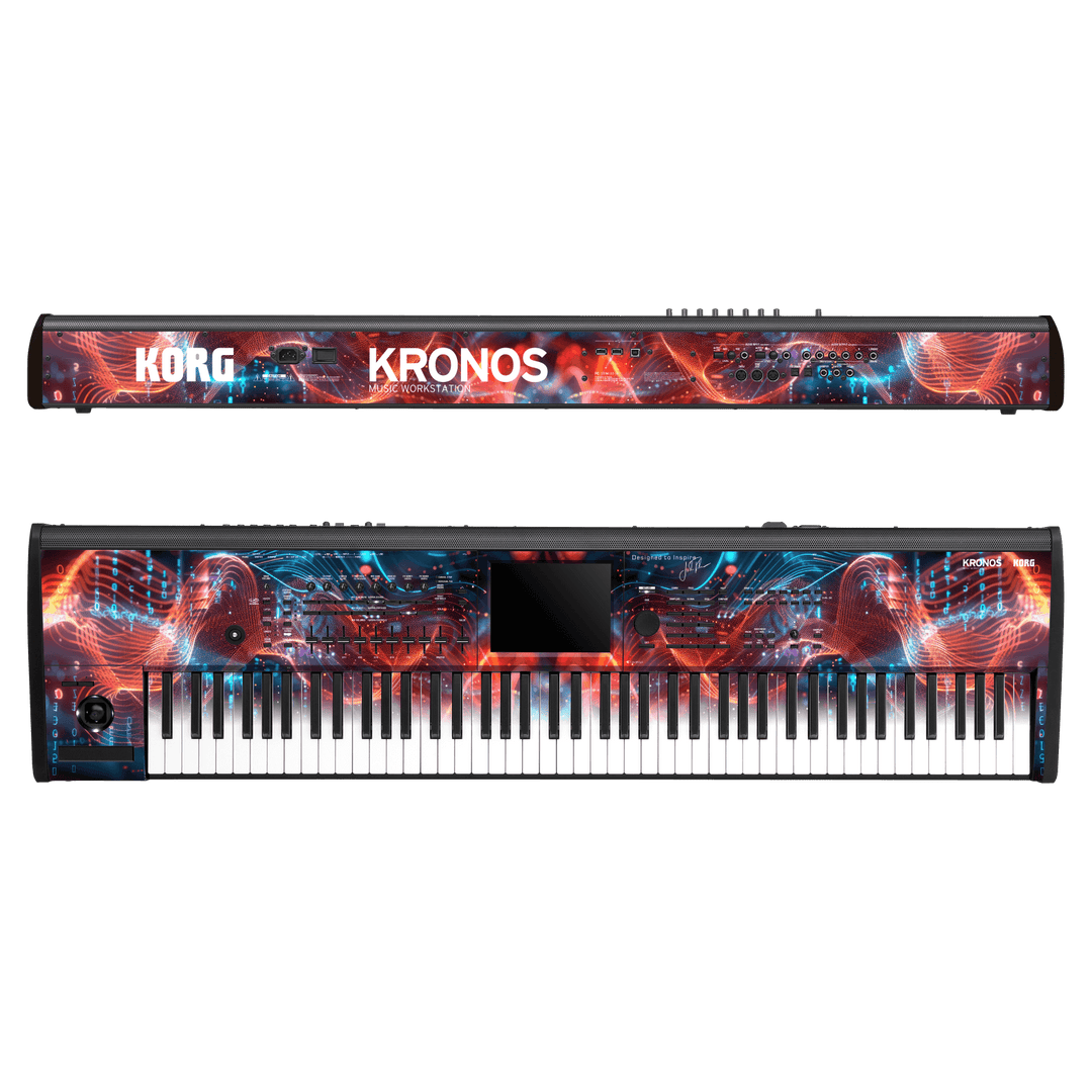 Korg Kronos 2 Music Workstation (88 keys) Jordan Rudess Collection Dreamscape Resonance Skin, Wrap, Decal by Keyskinz | qskinz.com
