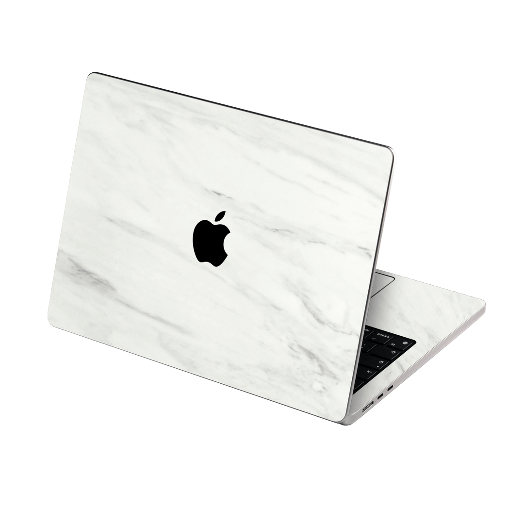 MacBook Air 15" (2023, M2) Luxuria White Marble Stone Skin Wrap Sticker Decal Cover Protector by EasySkinz | EasySkinz.com
