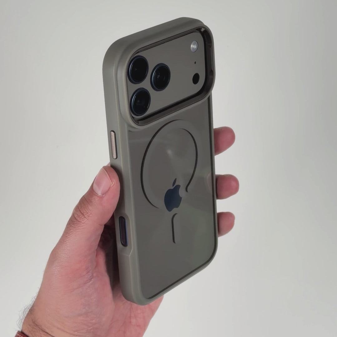 iPhone 17 Pro Max QCAZE DUO - MystiQ Grey - Matching Skin + Case