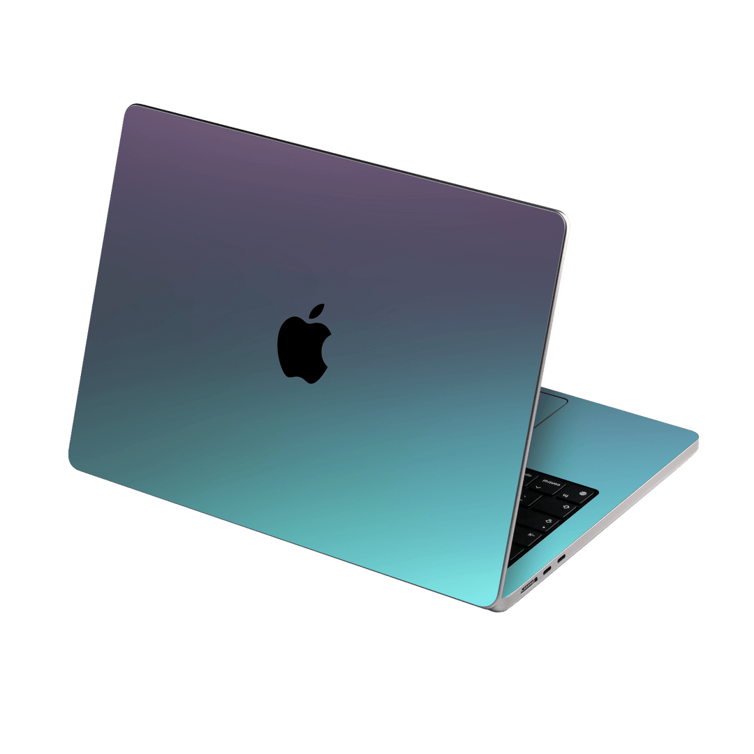 MacBook Air 15" (2023, M2) Chameleon Turquoise-Lavender Lilac Colour-changing Metallic Skin Wrap Sticker Decal Cover Protector by EasySkinz | EasySkinz.com