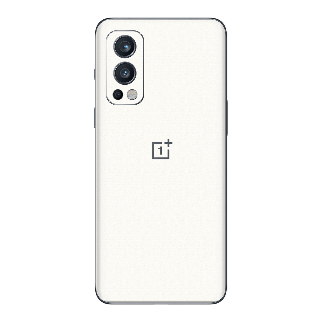 OnePlus Nord 2 Luxuria Daisy White Textured Skin Wrap Sticker Decal Cover Protector by EasySkinz | EasySkinz.com