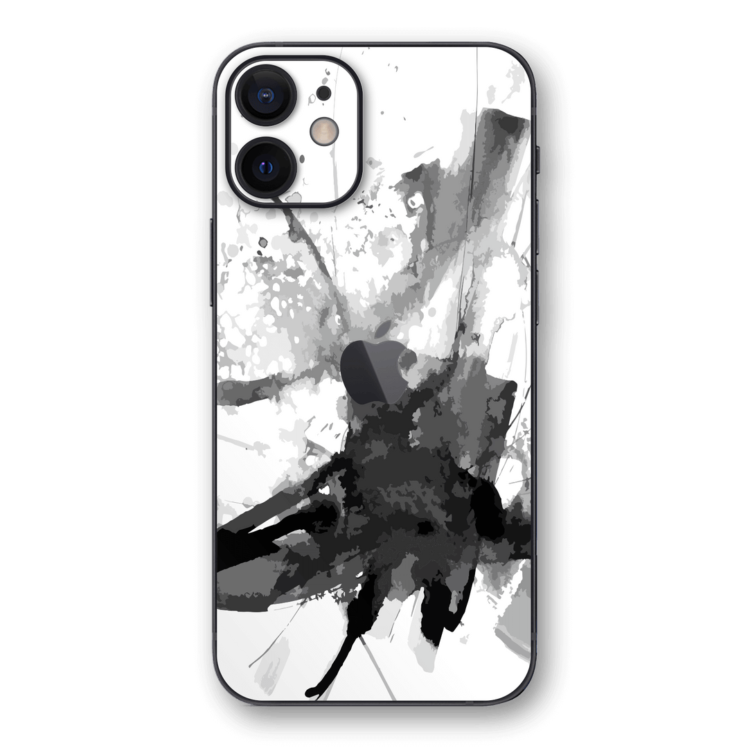 iPhone 12 mini SIGNATURE Black Paint SPLASH Skin, Wrap, Decal, Protector, Cover by EasySkinz | EasySkinz.com