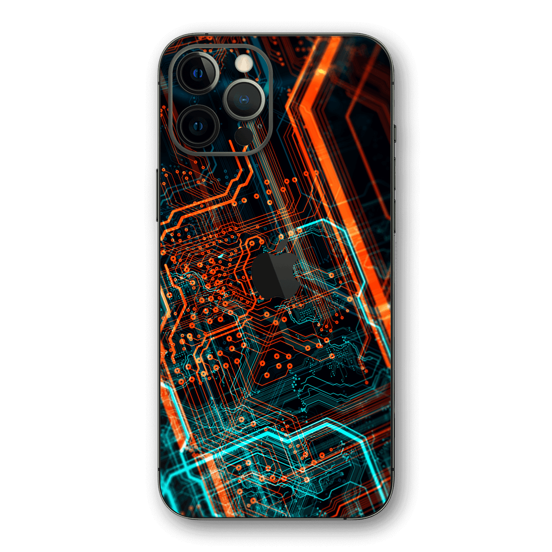 iPhone 12 Pro MAX SIGNATURE NEON PCB Board Skin - Premium Protective Skin Wrap Sticker Decal Cover by QSKINZ | Qskinz.com