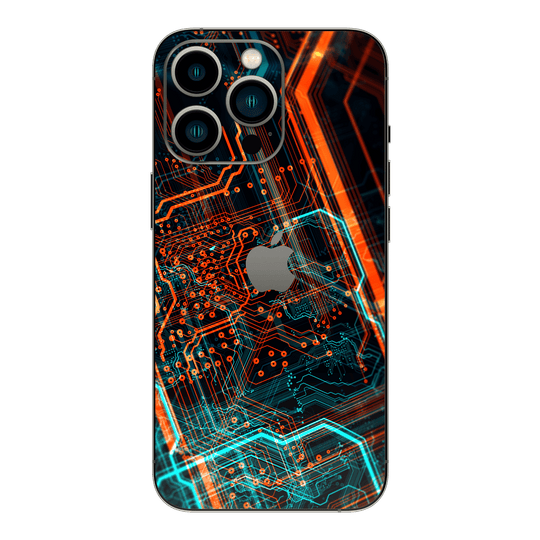 iPhone 14 PRO SIGNATURE NEON PCB Board Skin - Premium Protective Skin Wrap Sticker Decal Cover by QSKINZ | Qskinz.com