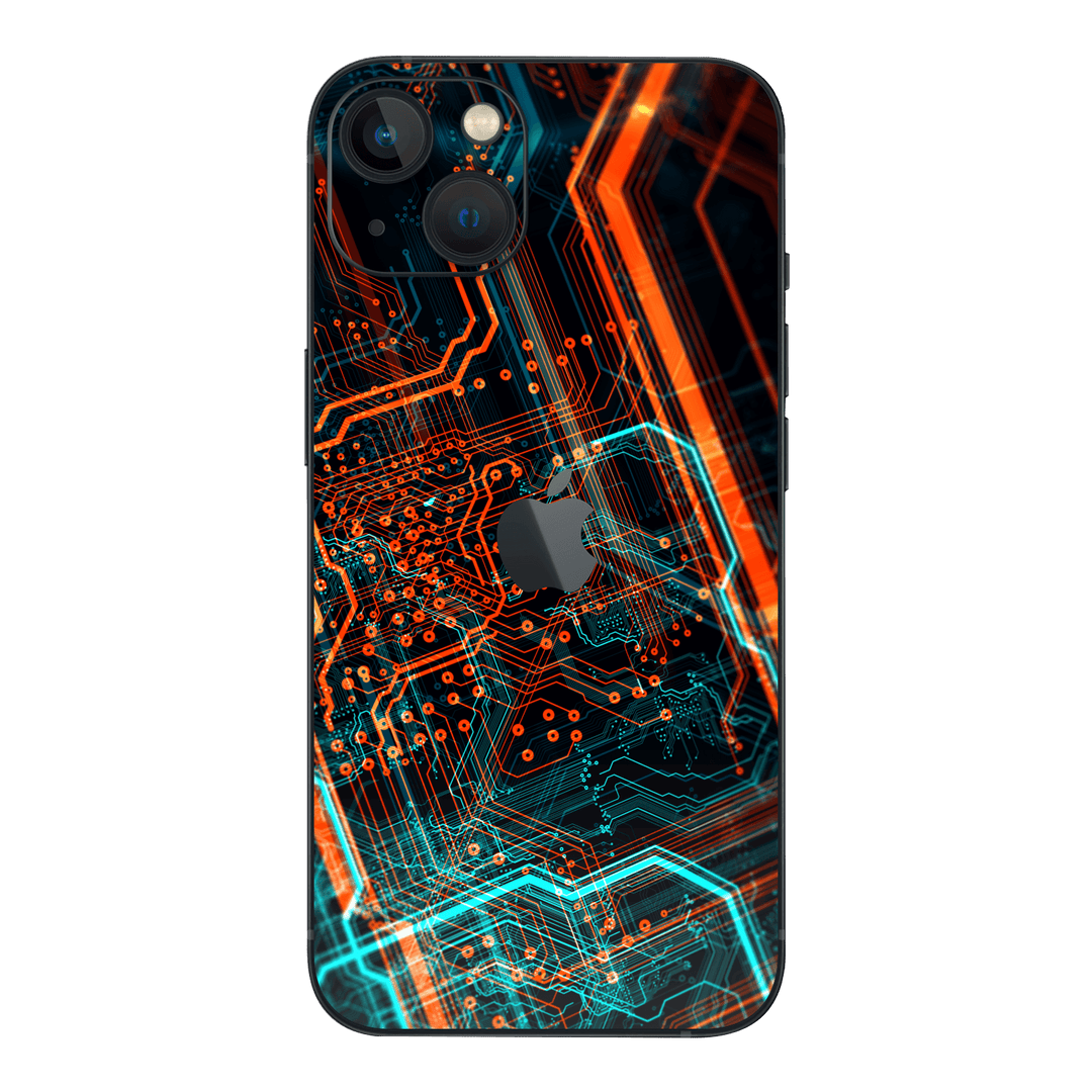 iPhone 14 SIGNATURE NEON PCB Board Skin - Premium Protective Skin Wrap Sticker Decal Cover by QSKINZ | Qskinz.com