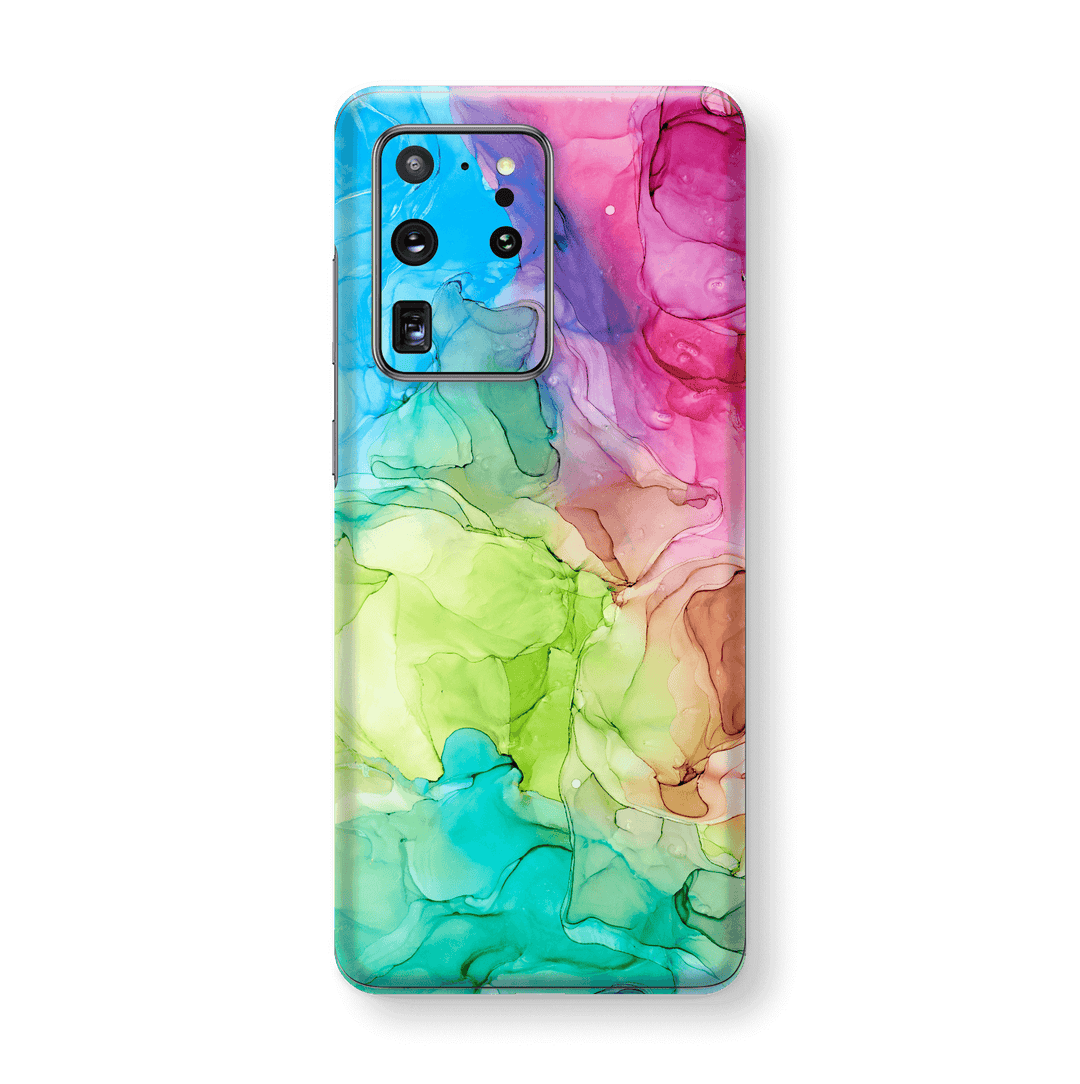 Samsung Galaxy S20 ULTRA SIGNATURE Multi-Colour Multi-Color Watercolour Watercolor Skin, Wrap, Decal, Protector, Cover by EasySkinz | EasySkinz.com
