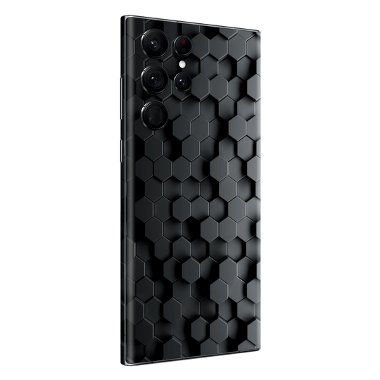 Samsung Galaxy S22 ULTRA Print Printed Custom SIGNATURE Hexagonal Reaction Skin Wrap Sticker Decal Cover Protector by EasySkinz | EasySkinz.com