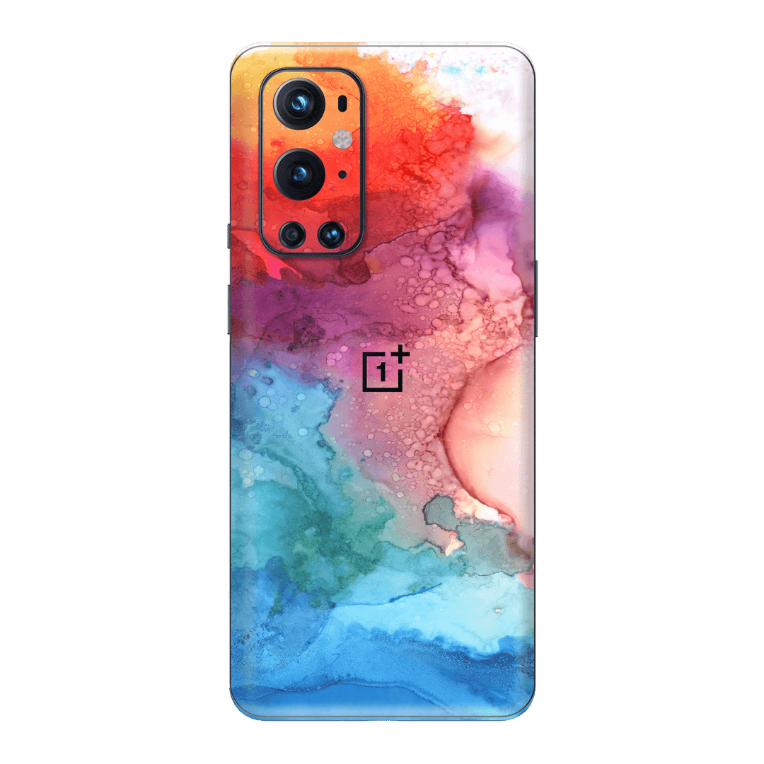OnePlus 9 Pro Print Printed Custom Signature Pale Watercolour Skin Wrap Sticker Decal Cover Protector by EasySkinz