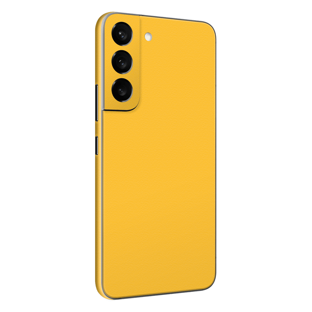 Samsung Galaxy S22+ PLUS Luxuria Tuscany Yellow 3D Textured Skin Wrap Decal Cover Protector by EasySkinz | EasySkinz.com