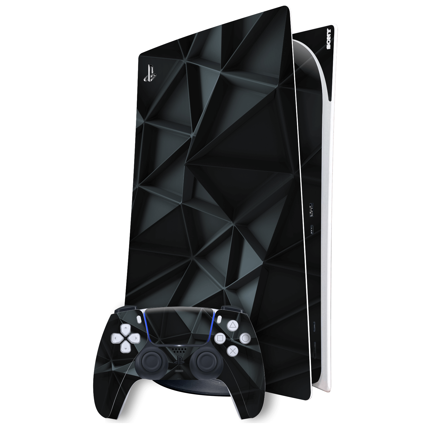 Playstation 5 (PS5) DIGITAL EDITION SIGNATURE THE DARK ONE Skin, Wrap, Decal, Protector, Cover by EasySkinz | EasySkinz.com