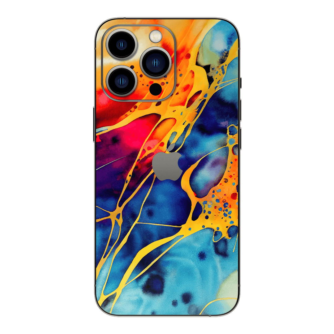 iPhone 14 Pro MAX Print Printed Custom Signature Five Senses Art Colours Colors Colorful Colourful Skin Wrap Sticker Decal Cover Protector by EasySkinz