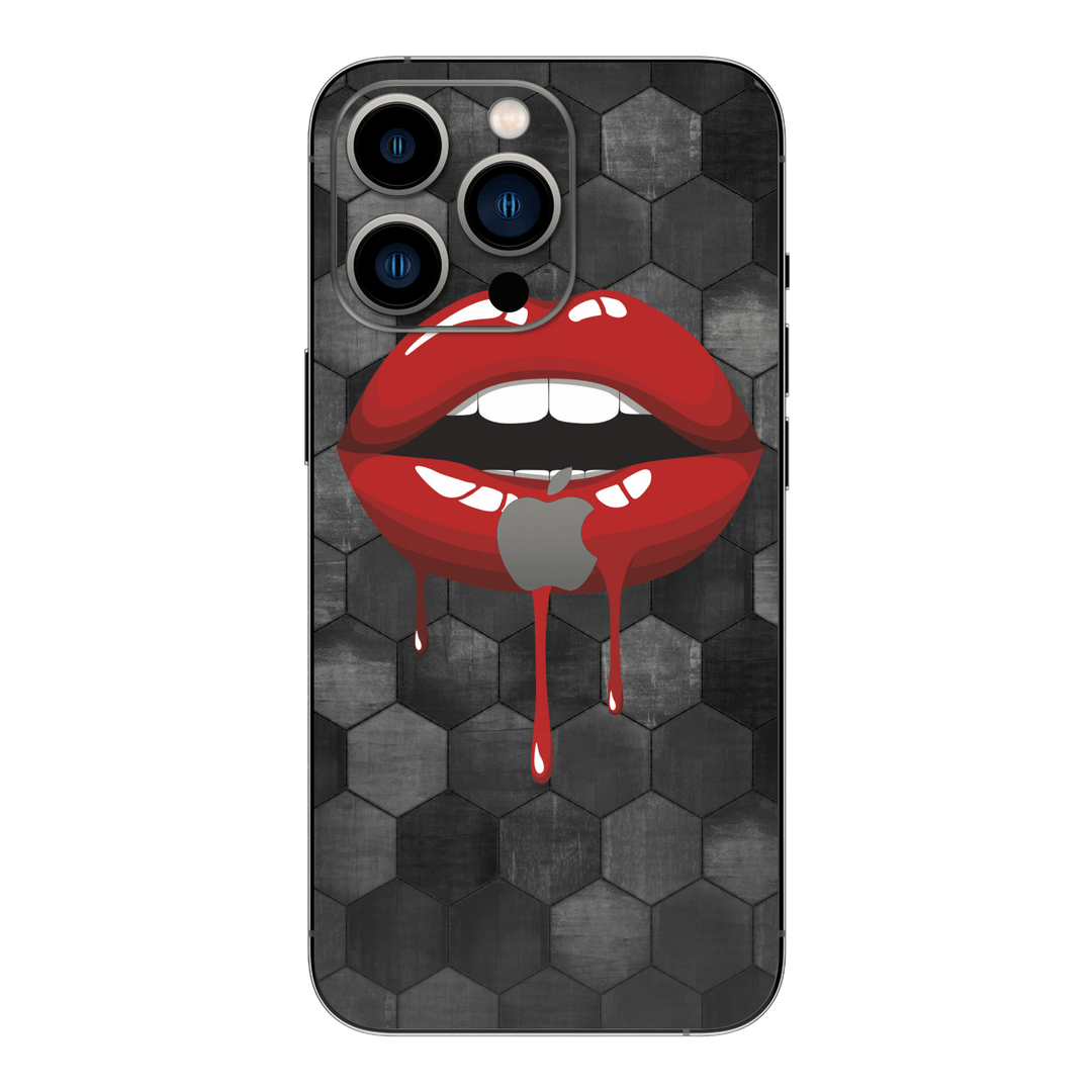 iPhone 13 PRO Print Printed Custom Signature Juicy kisses Skin Wrap Sticker Decal Cover Protector by EasySkinz