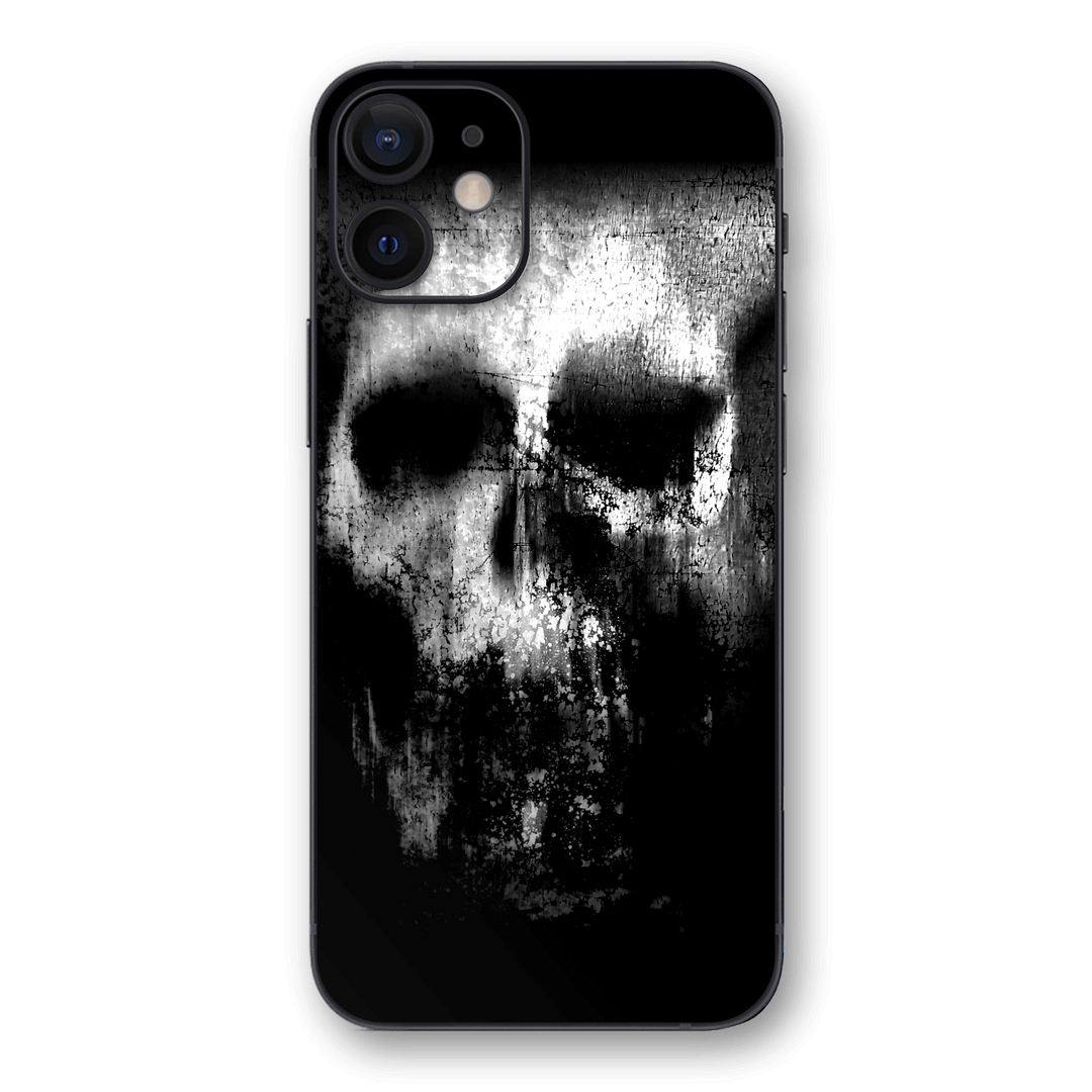 iPhone 12 SIGNATURE Horror Black & White SKULL Skin, Wrap, Decal, Protector, Cover by EasySkinz | EasySkinz.com