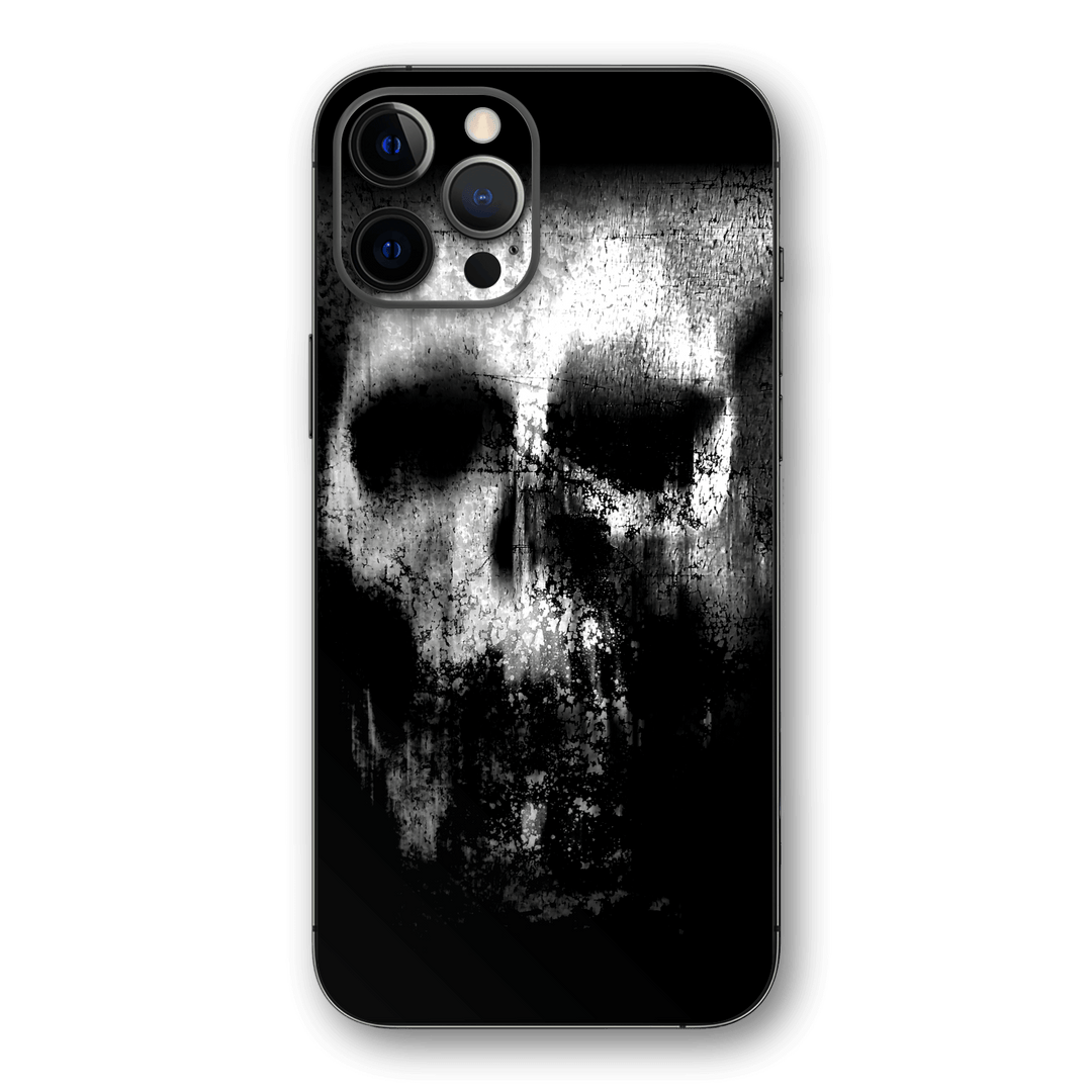 iPhone 12 Pro MAX SIGNATURE Horror Black & White SKULL Skin - Premium Protective Skin Wrap Sticker Decal Cover by QSKINZ | Qskinz.com