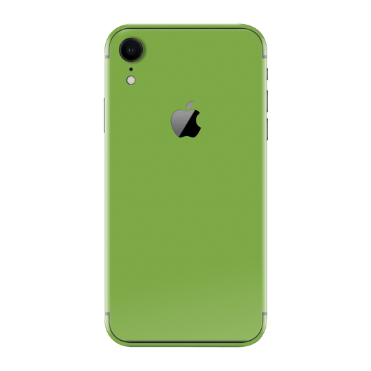 iPhone XR Luxuria Lime Green Matt 3D Textured Skin Wrap Sticker Decal Cover Protector by EasySkinz | EasySkinz.com