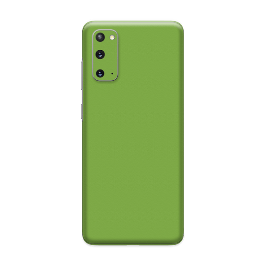 Samsung Galaxy S20 Luxuria Lime Green Matt 3D Textured Skin Wrap Sticker Decal Cover Protector by EasySkinz | EasySkinz.com