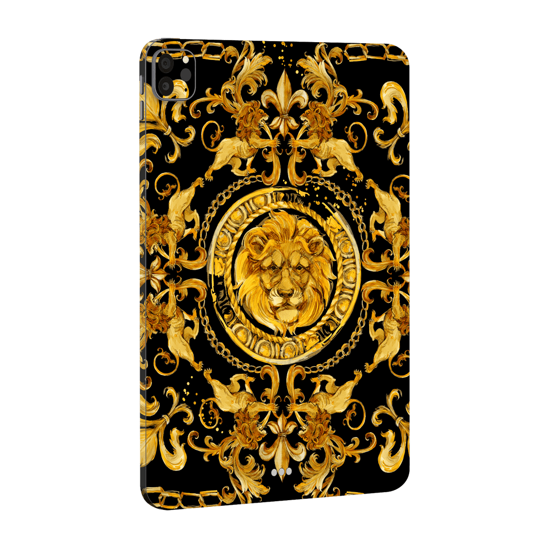 iPad PRO 11" (M2, 2022) Print Printed Custom SIGNATURE Baroque Gold Ornaments Skin Wrap Sticker Decal Cover Protector by EasySkinz | EasySkinz.com