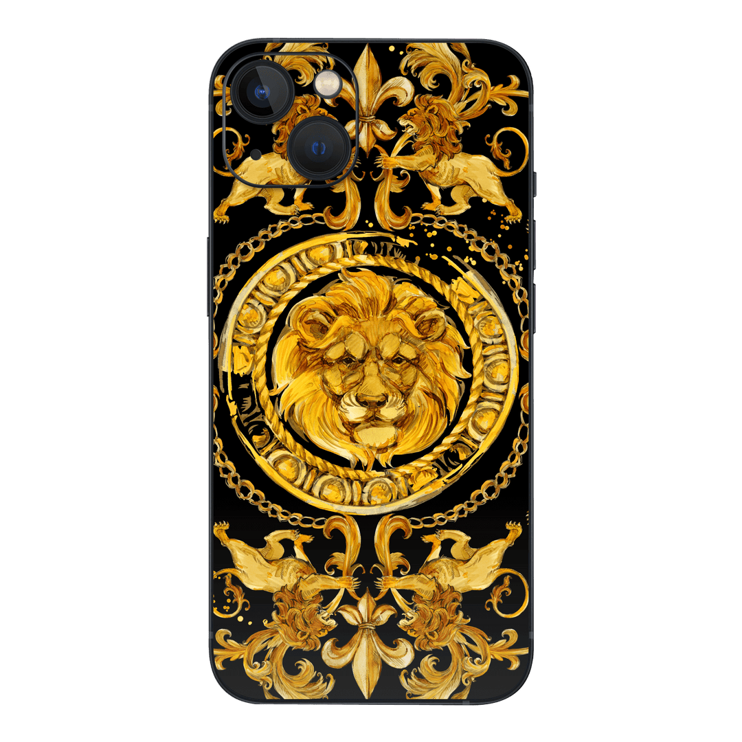 iPhone 14 Print Printed Custom SIGNATURE Baroque Gold Ornaments Skin Wrap Sticker Decal Cover Protector by EasySkinz | EasySkinz.com