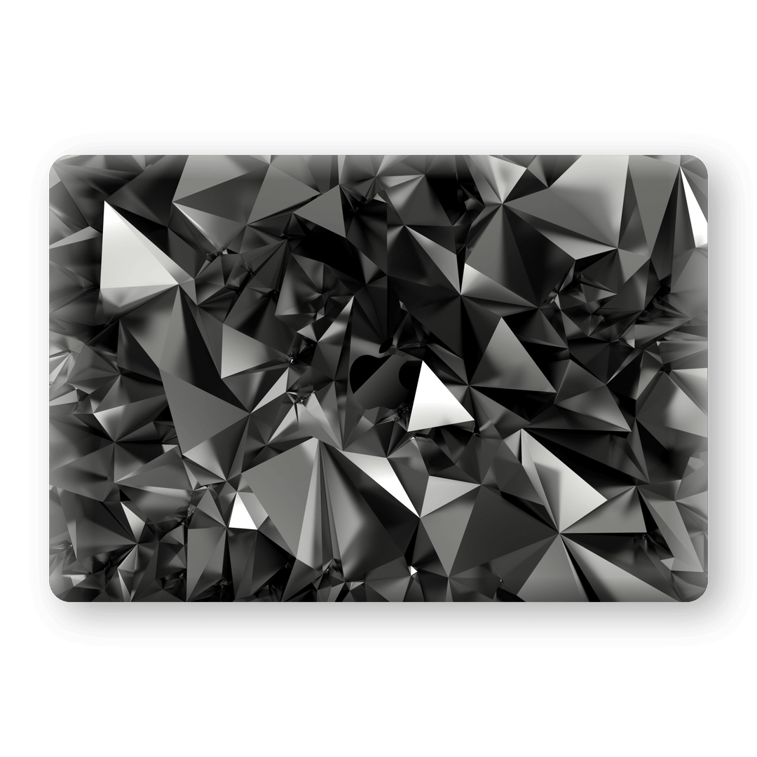 MacBook Pro 13" (2020) Print Custom Signature Black Crystals Crystal Skin Wrap Decal by EasySkinz