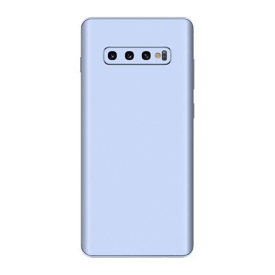 Samsung Galaxy S10+ PLUS Luxuria August Pastel Blue 3D Textured Skin Wrap Sticker Decal Cover Protector by EasySkinz | EasySkinz.com