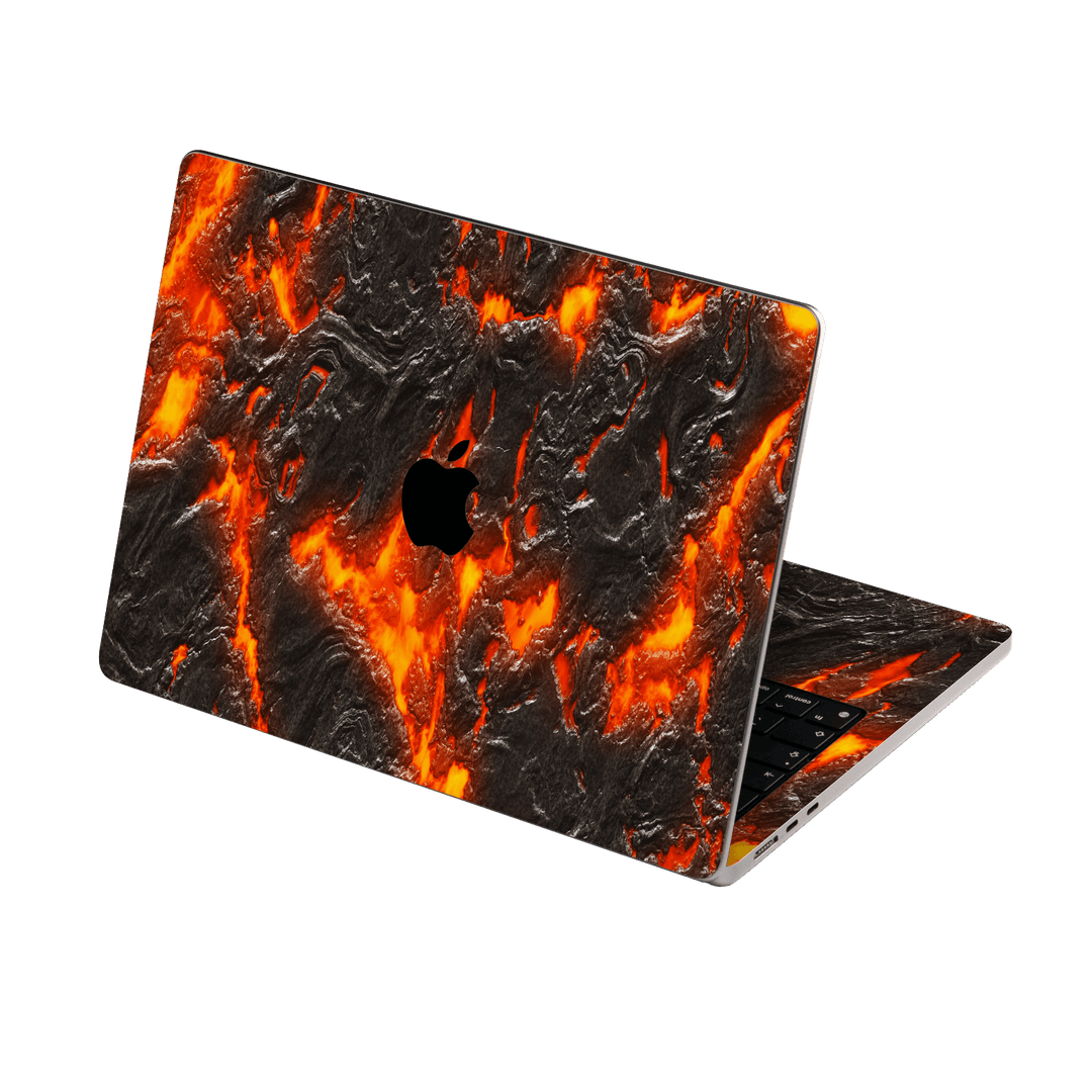 MacBook Air 13.6” (2022, M2) Print Printed Custom Signature Magma Lava Skin Wrap Sticker Decal Cover Protector by EasySkinz | EasySkinz.com