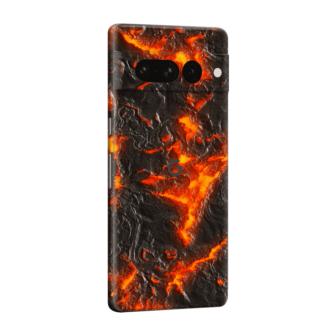 Google Pixel 7 PRO (2022) Print Printed Custom Signature Magma Lava Skin Wrap Sticker Decal Cover Protector by EasySkinz | EasySkinz.com