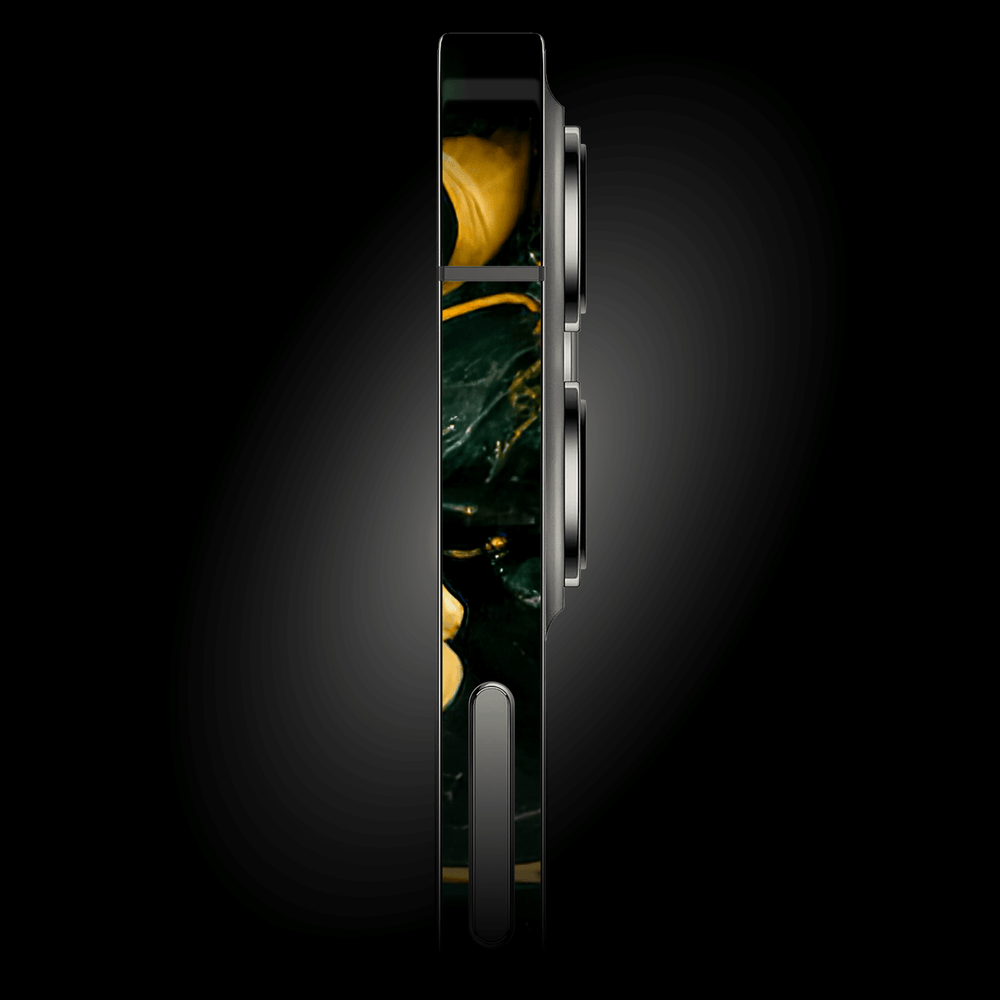 iPhone 12 SIGNATURE AGATE GEODE Royal Green-Gold Skin - Premium Protective Skin Wrap Sticker Decal Cover by QSKINZ | Qskinz.com