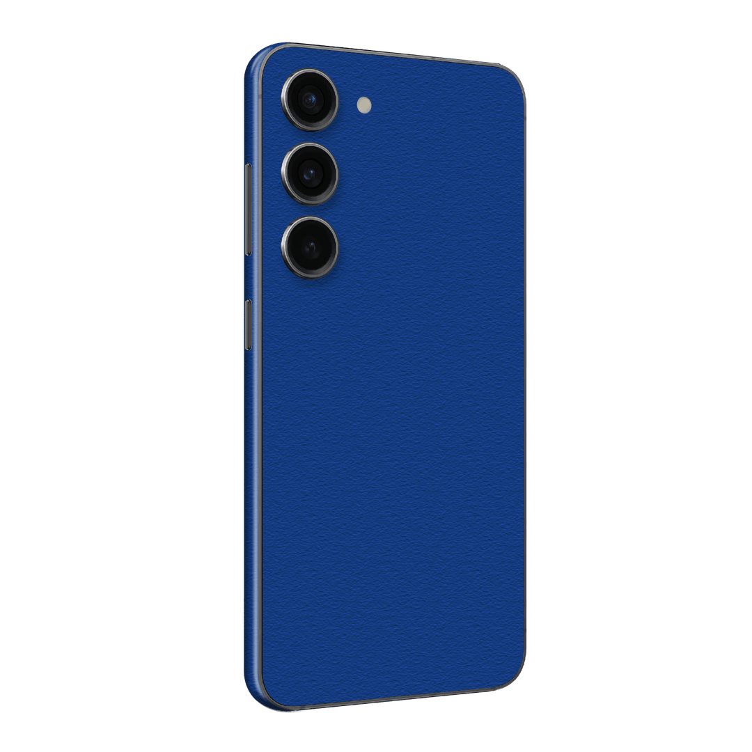Samsung Galaxy S23+ PLUS Luxuria Admiral Blue 3D Textured Skin Wrap Decal Cover Protector by EasySkinz | EasySkinz.com