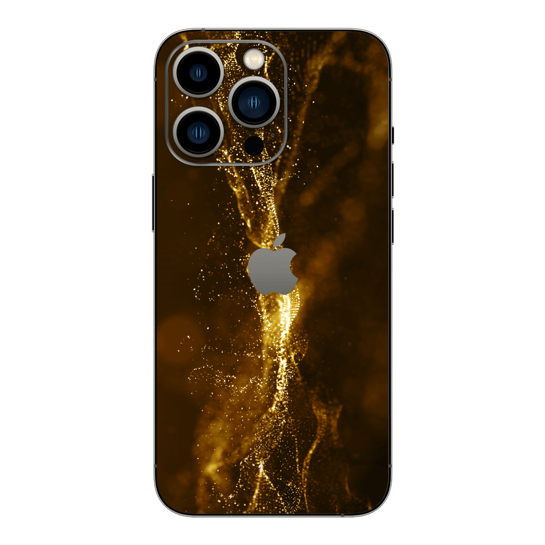 iPhone 13 PRO SIGNATURE Golden Dust Skin - Premium Protective Skin Wrap Sticker Decal Cover by QSKINZ | Qskinz.com