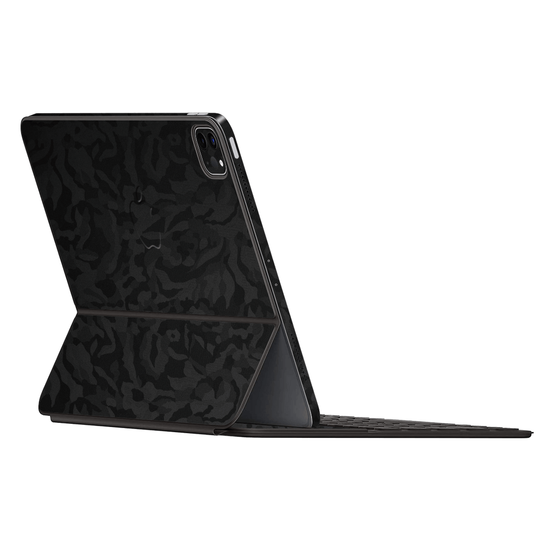 Smart Keyboard Folio for iPad Pro 12.9" Luxuria Black 3D Textured Camo Camouflage Skin Wrap Sticker Decal Cover Protector by EasySkinz | EasySkinz.com