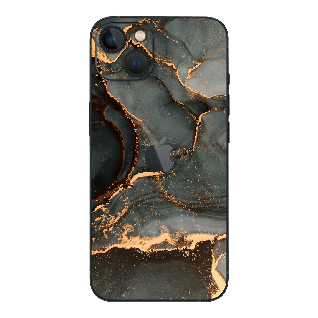 iPhone 13 MINI SIGNATURE AGATE GEODE Deep Forest Skin - Premium Protective Skin Wrap Sticker Decal Cover by QSKINZ | Qskinz.com