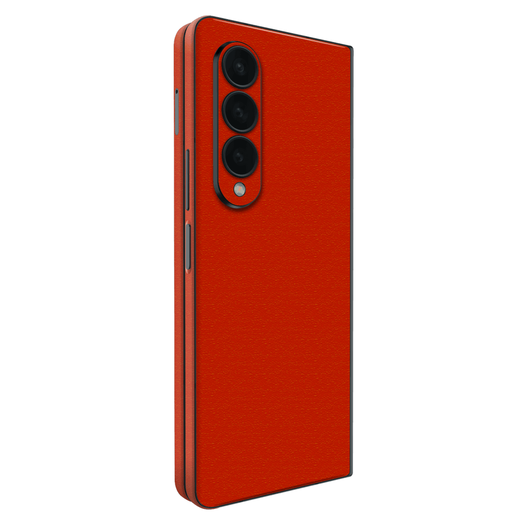 Samsung Galaxy Z Fold 4 (2022) Luxuria Red Cherry Juice Matt 3D Textured Skin Wrap Sticker Decal Cover Protector by EasySkinz | EasySkinz.com