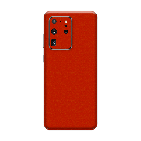 Samsung Galaxy S20 ULTRA Luxuria Red Cherry Juice Matt 3D Textured Skin Wrap Sticker Decal Cover Protector by EasySkinz | EasySkinz.com