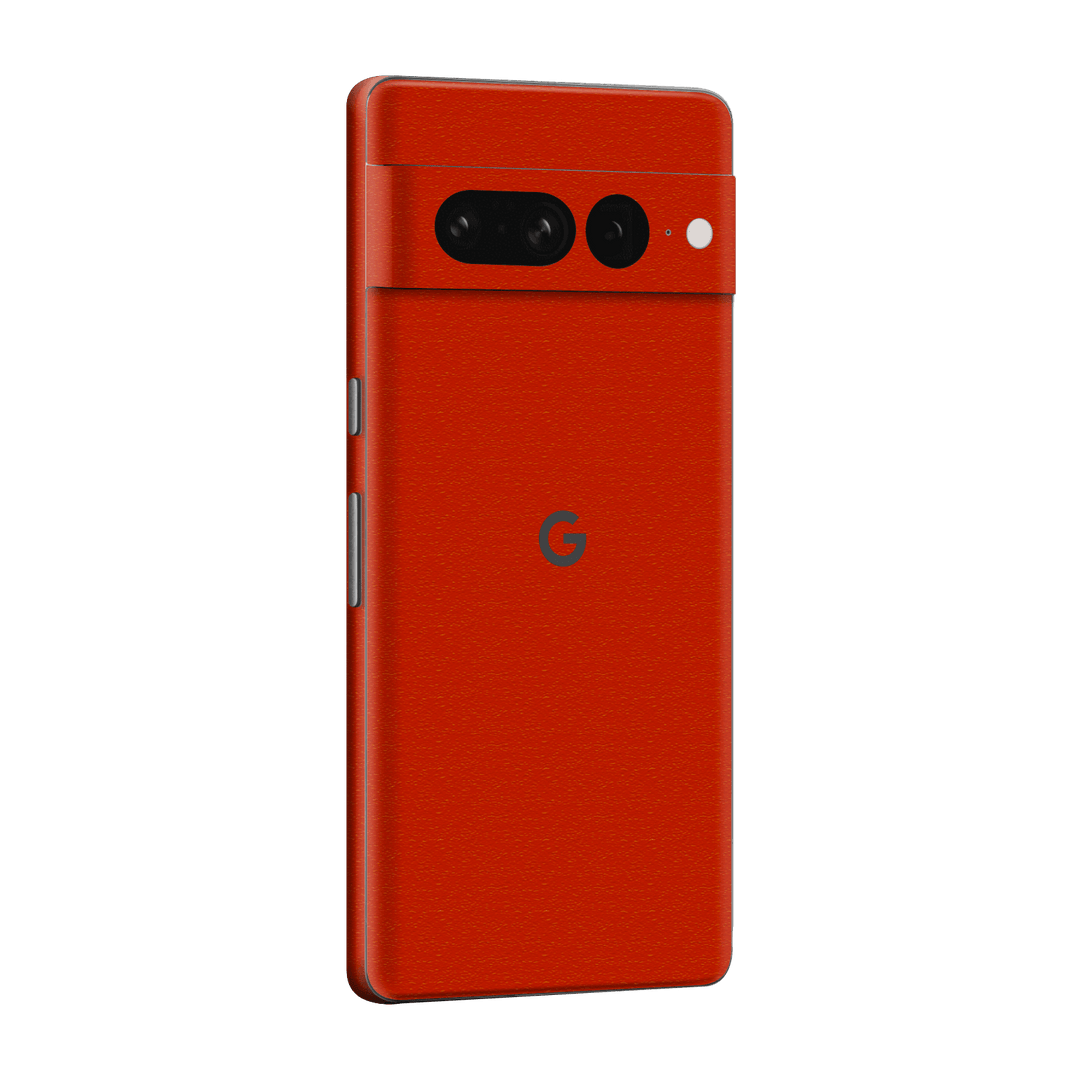 Google Pixel 7 PRO (2022) Luxuria Red Cherry Juice Matt 3D Textured Skin Wrap Sticker Decal Cover Protector by EasySkinz | EasySkinz.com