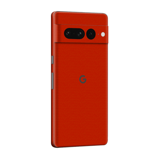 Google Pixel 7 PRO (2022) Luxuria Red Cherry Juice Matt 3D Textured Skin Wrap Sticker Decal Cover Protector by EasySkinz | EasySkinz.com