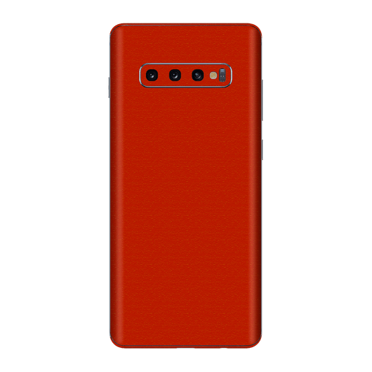 Samsung Galaxy S10+ PLUS Luxuria Red Cherry Juice Matt 3D Textured Skin Wrap Sticker Decal Cover Protector by EasySkinz | EasySkinz.com