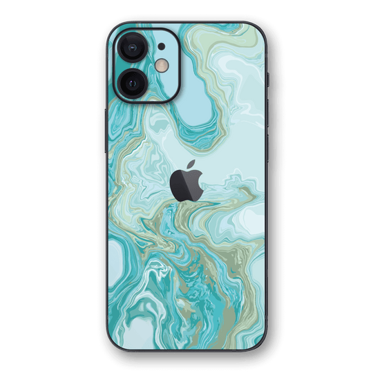 iPhone 12 mini SIGNATURE Light Turquoise Liquid Skin, Wrap, Decal, Protector, Cover by EasySkinz | EasySkinz.com