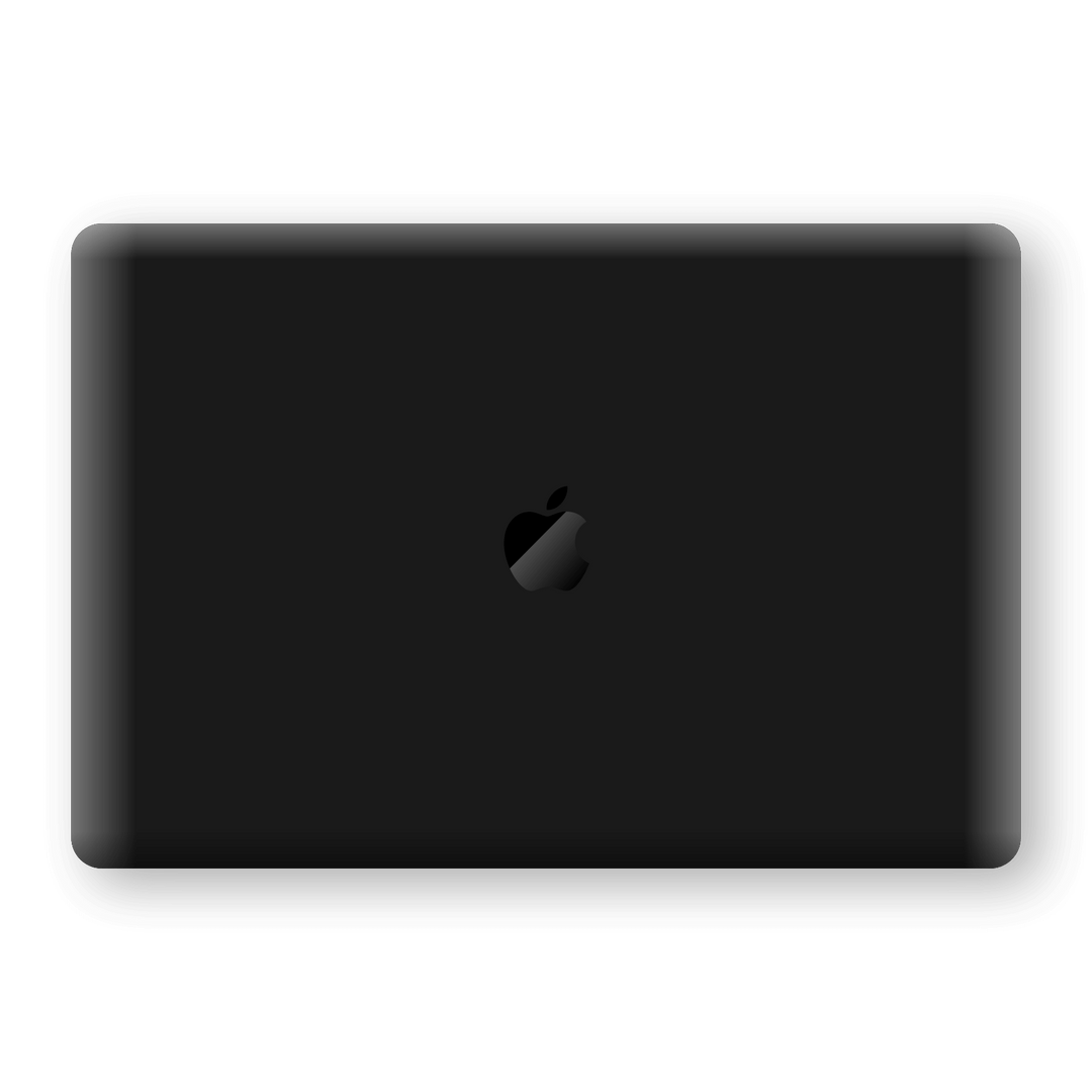 MacBook Pro 13" (2019) JET BLACK Glossy Gloss Finish Skin, Decal, Wrap, Protector, Cover by EasySkinz | EasySkinz.com