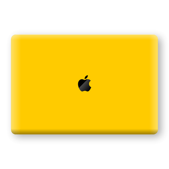 MacBook Air 13" (2020) Golden Yellow Glossy Gloss Finish Skin, Decal, Wrap, Protector, Cover by EasySkinz | EasySkinz.com