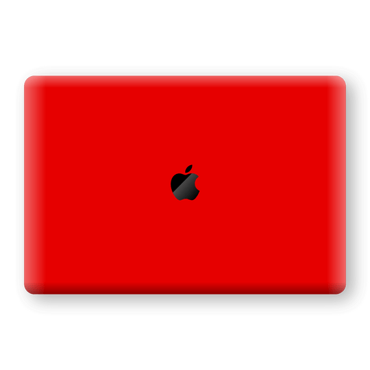 MacBook Pro 15" Touch Bar Bright Red Glossy Gloss Finish Skin Wrap Sticker Decal Cover Protector by EasySkinz