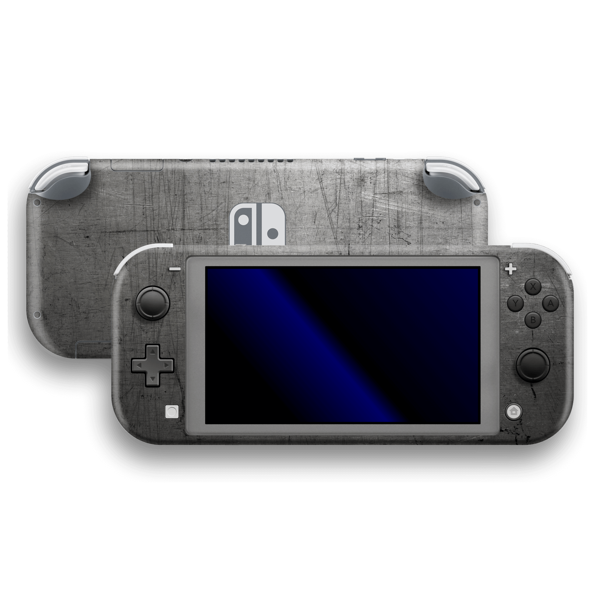 Nintendo Switch LITE SIGNATURE Industrial Scratched Metal Skin