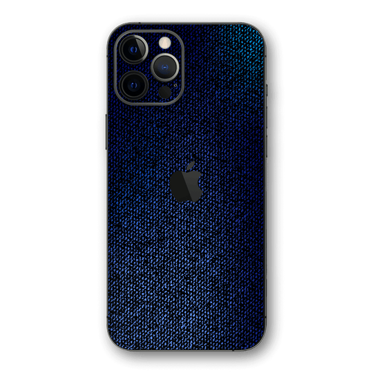iPhone 12 PRO SIGNATURE Oxford Blue Mesh Skin - Premium Protective Skin Wrap Sticker Decal Cover by QSKINZ | Qskinz.com