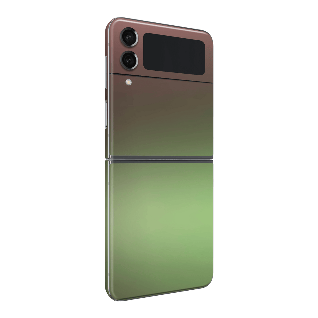 Samsung Galaxy Z Flip 4 (2022) Chameleon Avocado Colour-changing Metallic Skin Wrap Sticker Decal Cover Protector by EasySkinz | EasySkinz.com