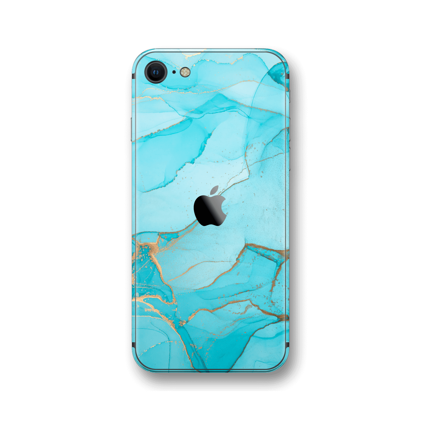 iPhone SE SIGNATURE AGATE GEODE Aqua Skin
