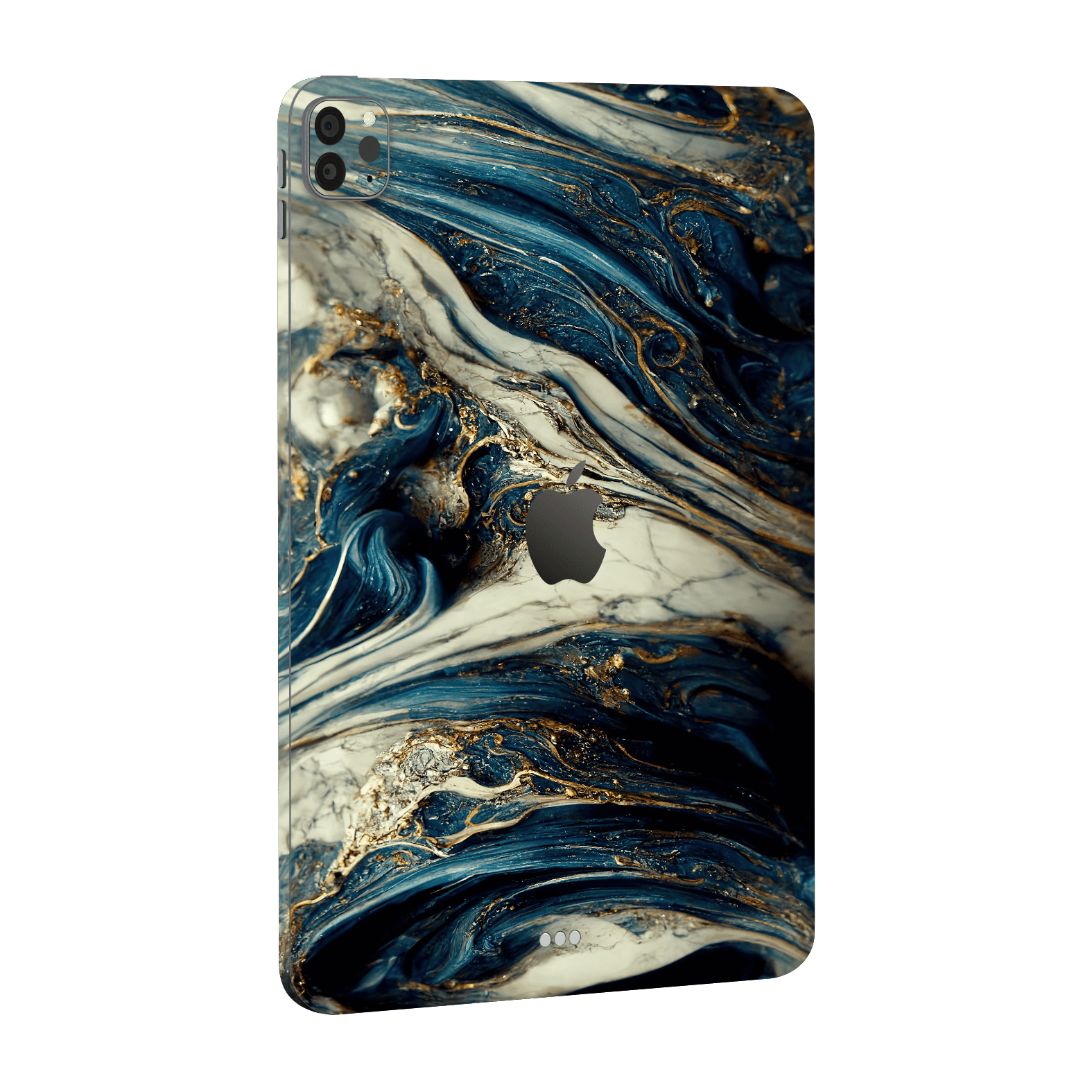 iPad PRO 11" (M2, 2022) Printed Custom SIGNATURE Agate Geode Naia Ocean Blue Stone Skin Wrap Sticker Decal Cover Protector by EasySkinz | EasySkinz.com