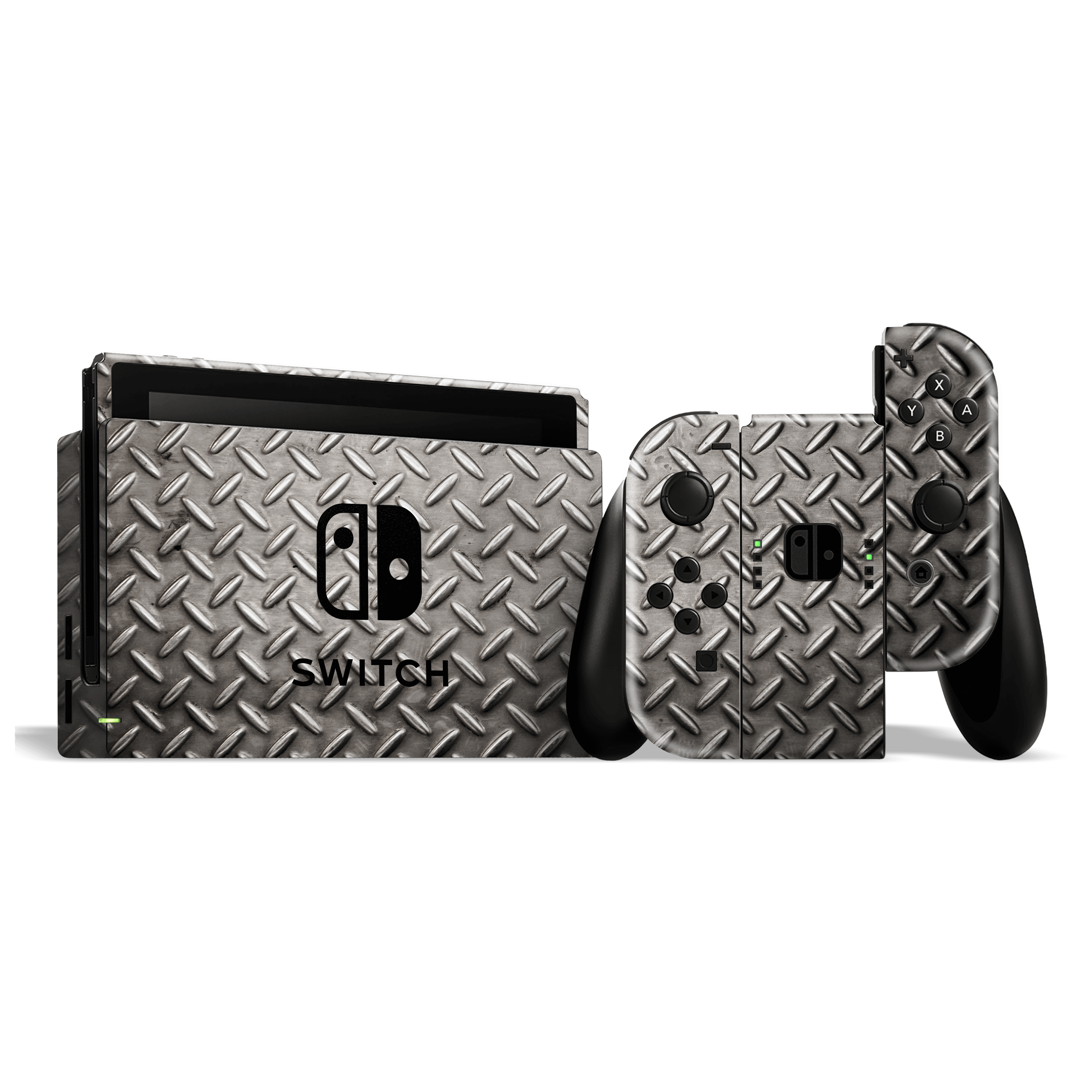 Nintendo SWITCH SIGNATURE Diamond STEEL PLATE Skin