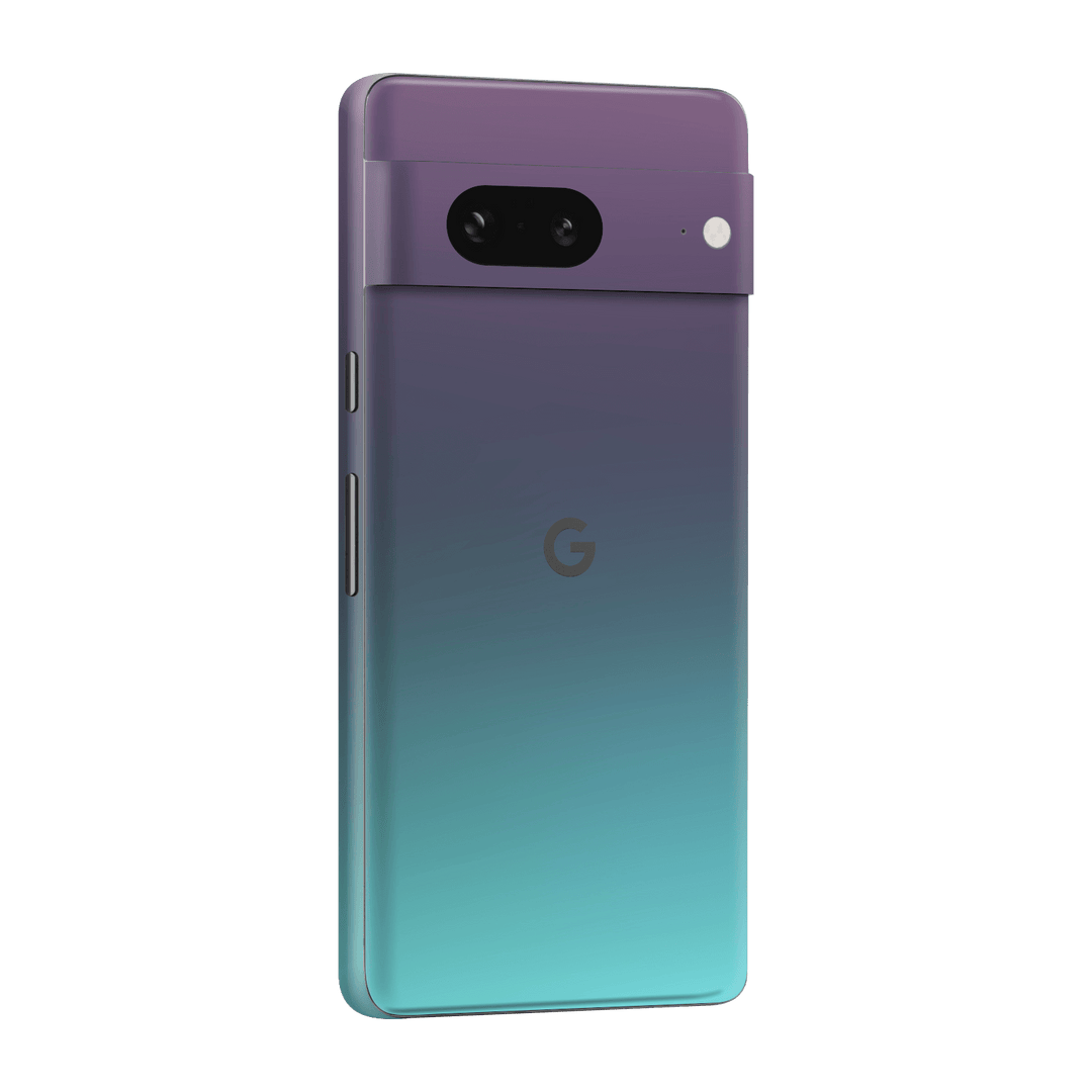 Google Pixel 7 (2022) Chameleon Turquoise Lavender Colour-changing Metallic Skin Wrap Sticker Decal Cover Protector by EasySkinz | EasySkinz.com