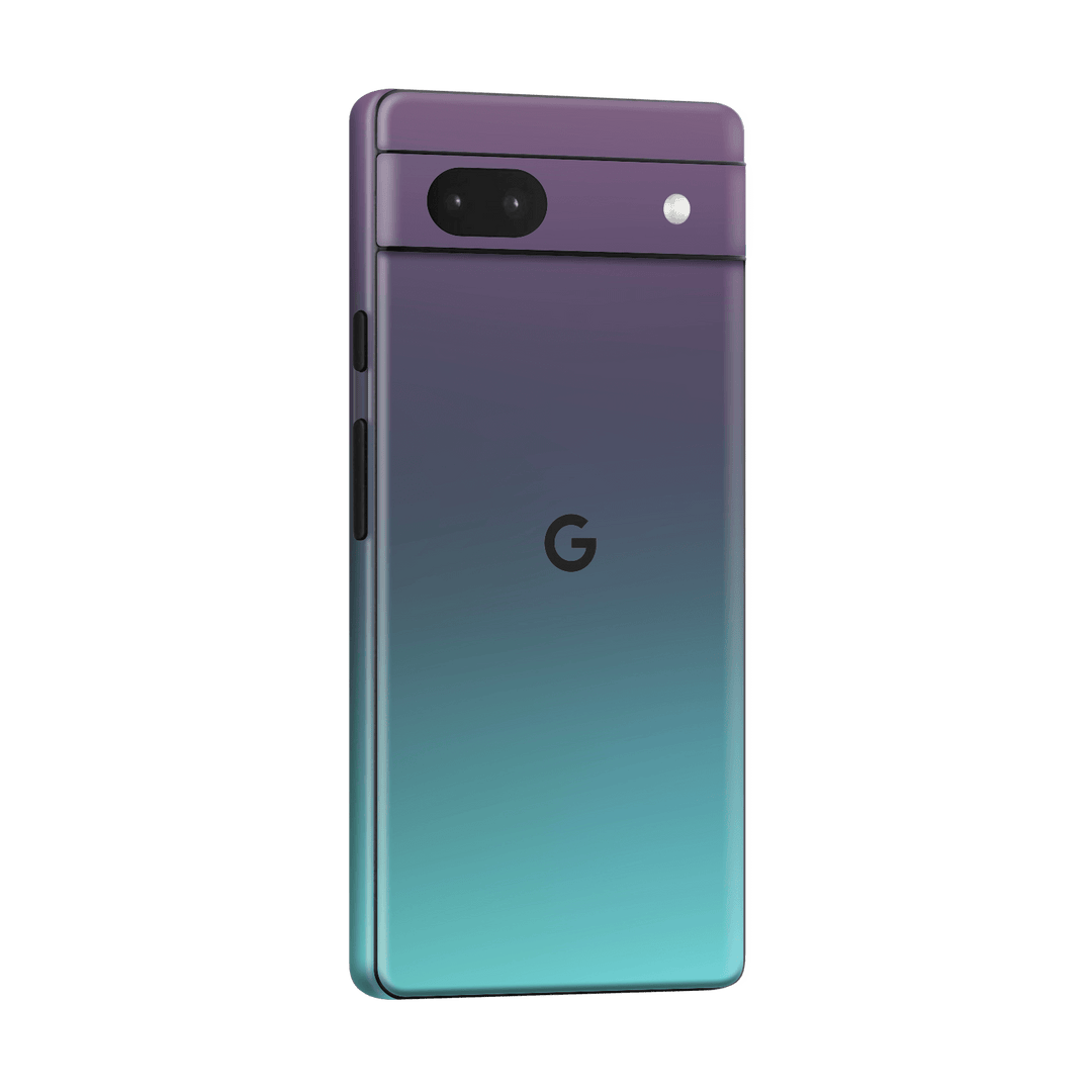 Google Pixel 6a (2022) Chameleon Turquoise Lavender Colour-changing Metallic Skin Wrap Sticker Decal Cover Protector by EasySkinz | EasySkinz.com