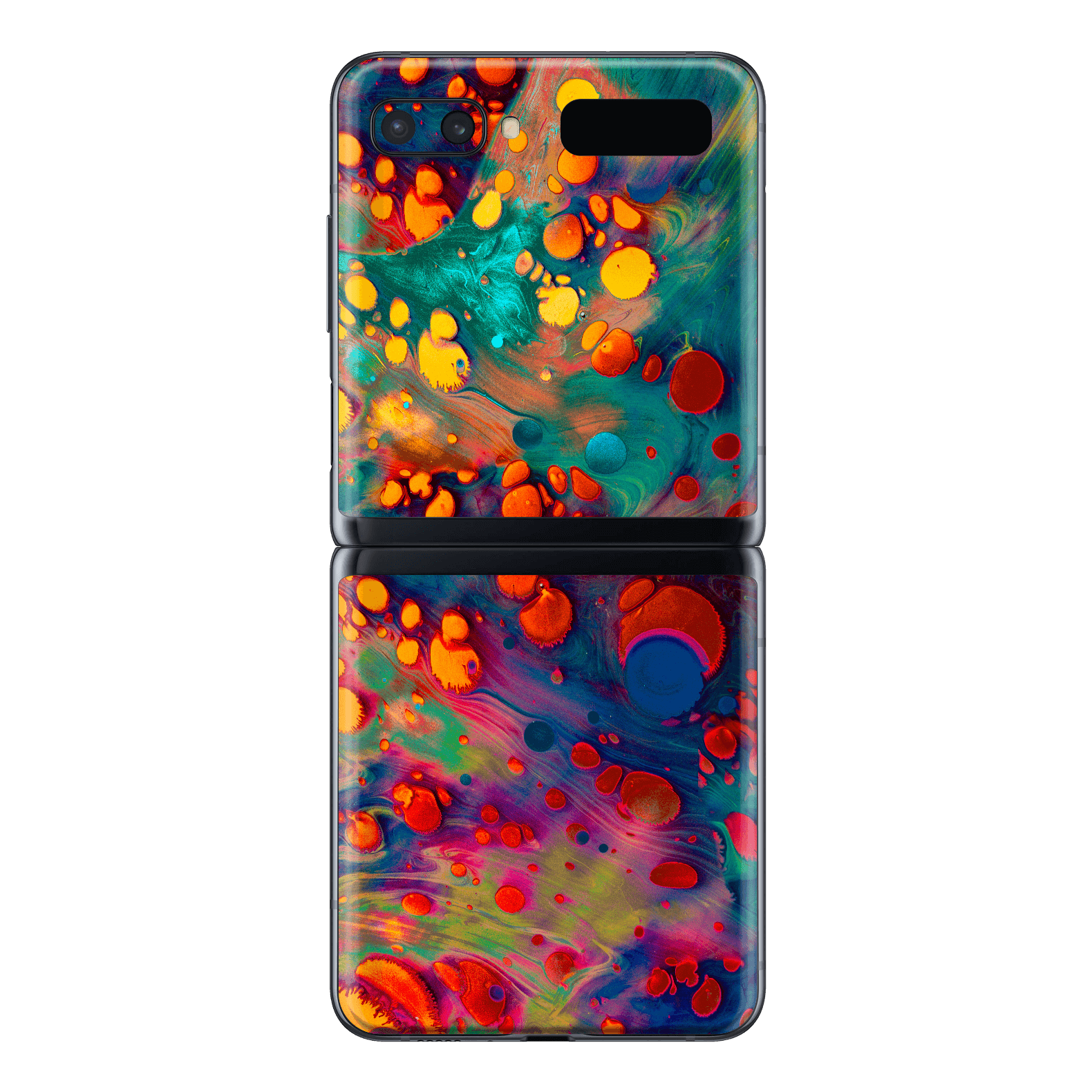 Samsung Galaxy Z Flip Print Printed Custom SIGNATURE Abstract Art Impression Skin Wrap Sticker Decal Cover Protector by EasySkinz | EasySkinz.com